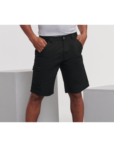 RUS-0R002M0-Workwear Polycotton Twill Shorts